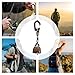 Bear Bells for Hiking - Safety Ring with Keychain, Iron Camping Bell | Backpacking Walking Alert Tool, Trail Sound , Biking Climbing Outdoor Accessory & Wildlife Warning Device for Adventure