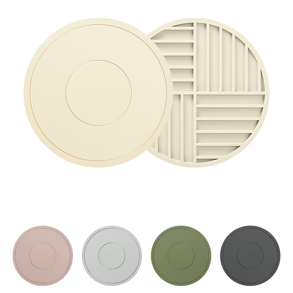 FEIHS 5 Pcs Silicone Trivet Mat Heat,Heat-dissipating and non-slip