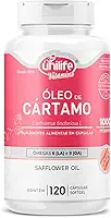 Óleo de Cartamo 1000mg com 120 cápsulas Unilife