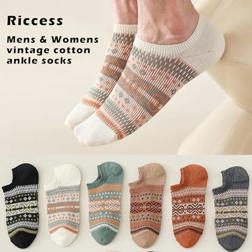 Womens Cute No Show Socks 4/5/6/7/8 Pairs - Aesthetic Non Slip Invisible Low Cut for Flats Loafers Breathable Soft3