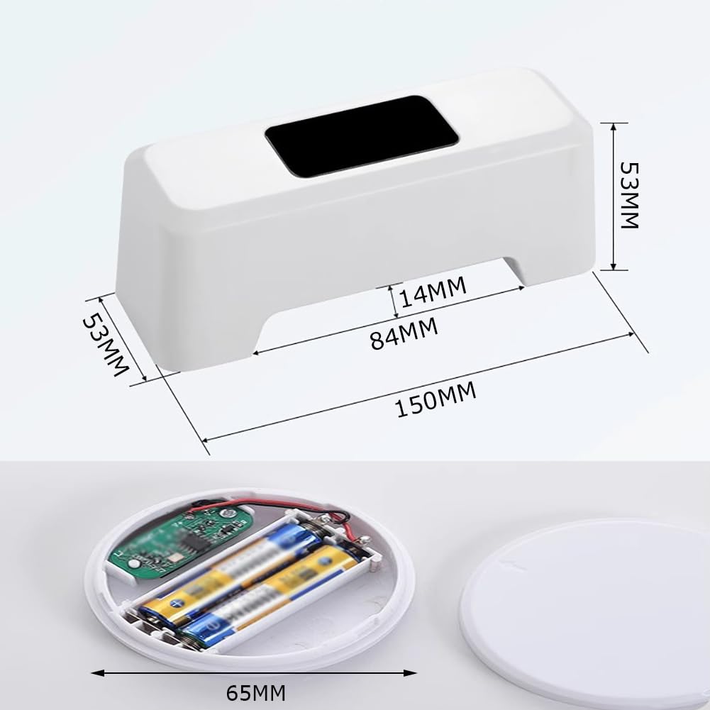 Flusher Automático De Inodoro, Kit De Descarga De Inodoro del Sensor Infrarrojo, Botón De Al RAS del Inodoro Inteligente, Sensor De Infrarrojos Externos.,Style a