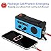 CrazyFire Solar Hand Crank NOAA Weather Radio, Emergency Radio with LED Flashlight and 2000mAh Portable Smart Phone Charger