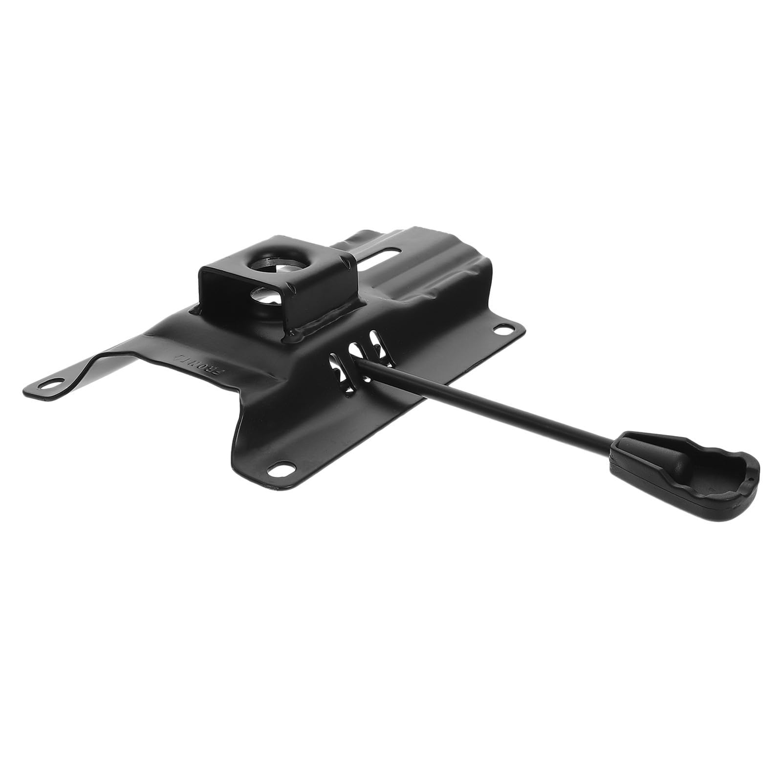Plaque de base en fer pour office chair avec piètement de 14x17.5 cm et design rotatif