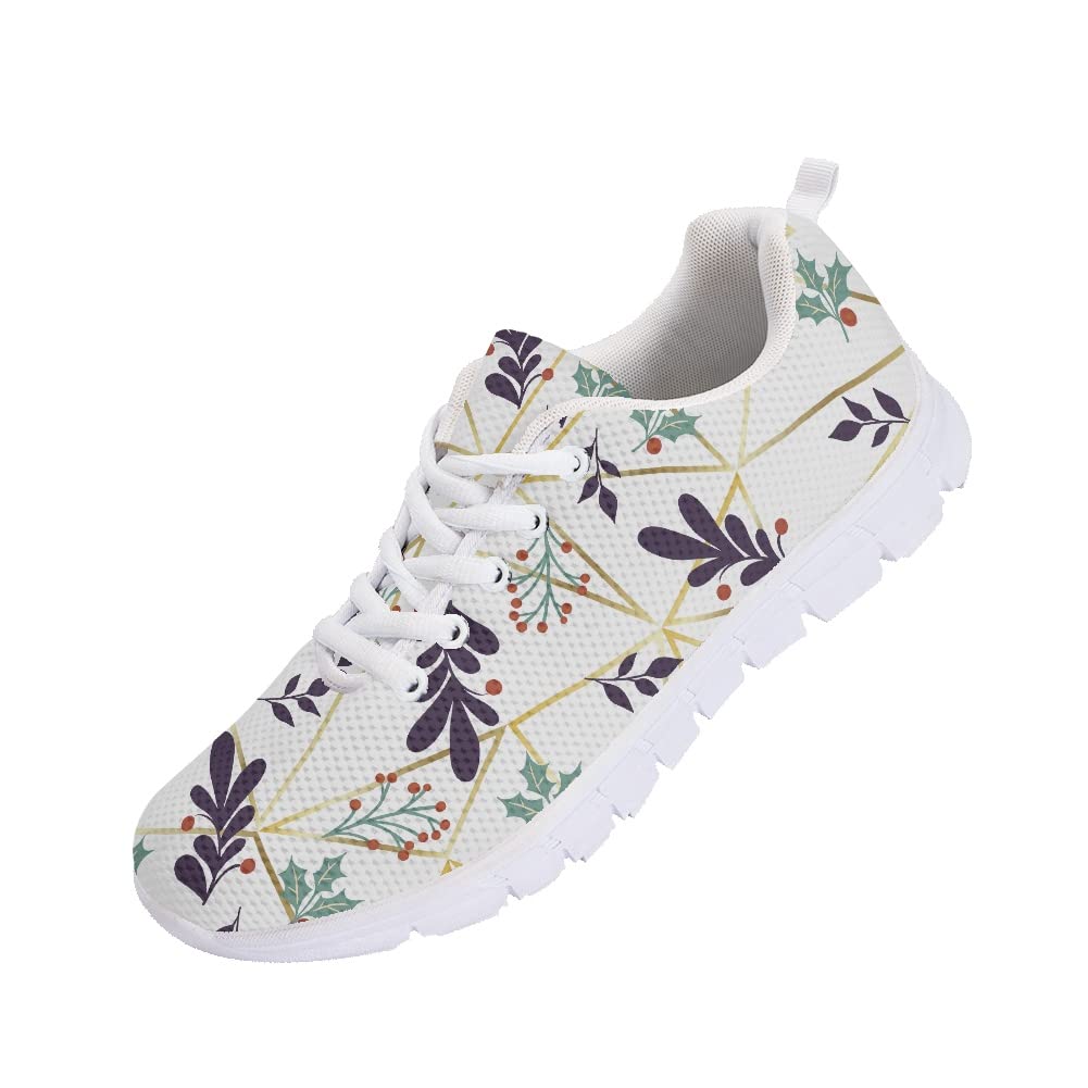 Amzbeauty Zapatos de correr de malla con diseño de Hawaii para hombre, para hombre, informales, para caminar, 6-13UK, Flor de la selva, 43 1/3 EU