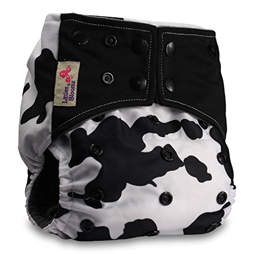 Pañales de tela lavables y reutilizables Bamboo Charcoal de Little Bloom diseño 15 Talla:1 pañal solo