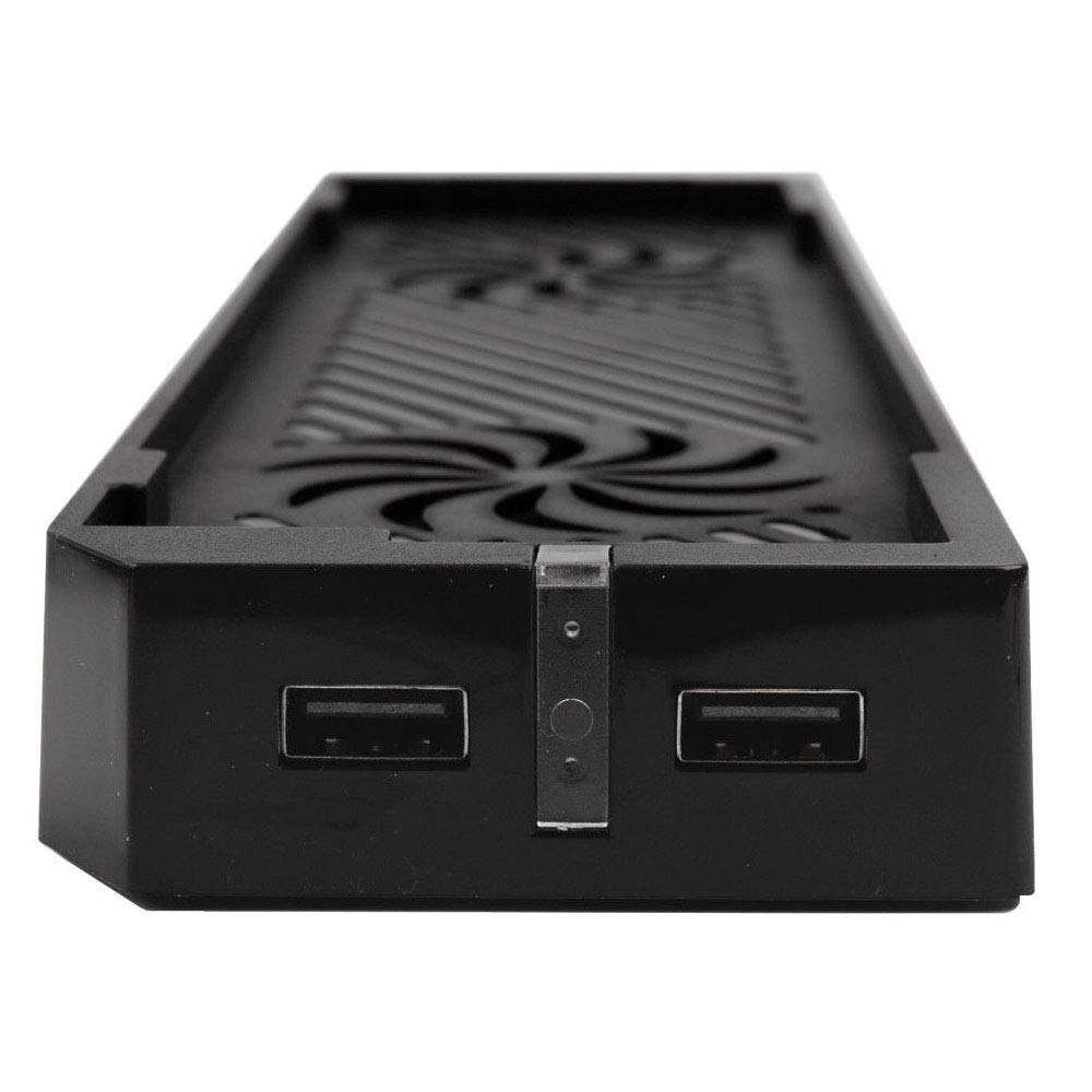 OSTENT Doppelter Lüfter Kühlerständer Twin USB Hub für Xbox One X Console