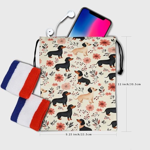 Image of Nerxy Pet Gymnastics Grip Bag Dog Cat Drawstring Grip Bags Puppy Shoe Bag Gym Storage Pouch