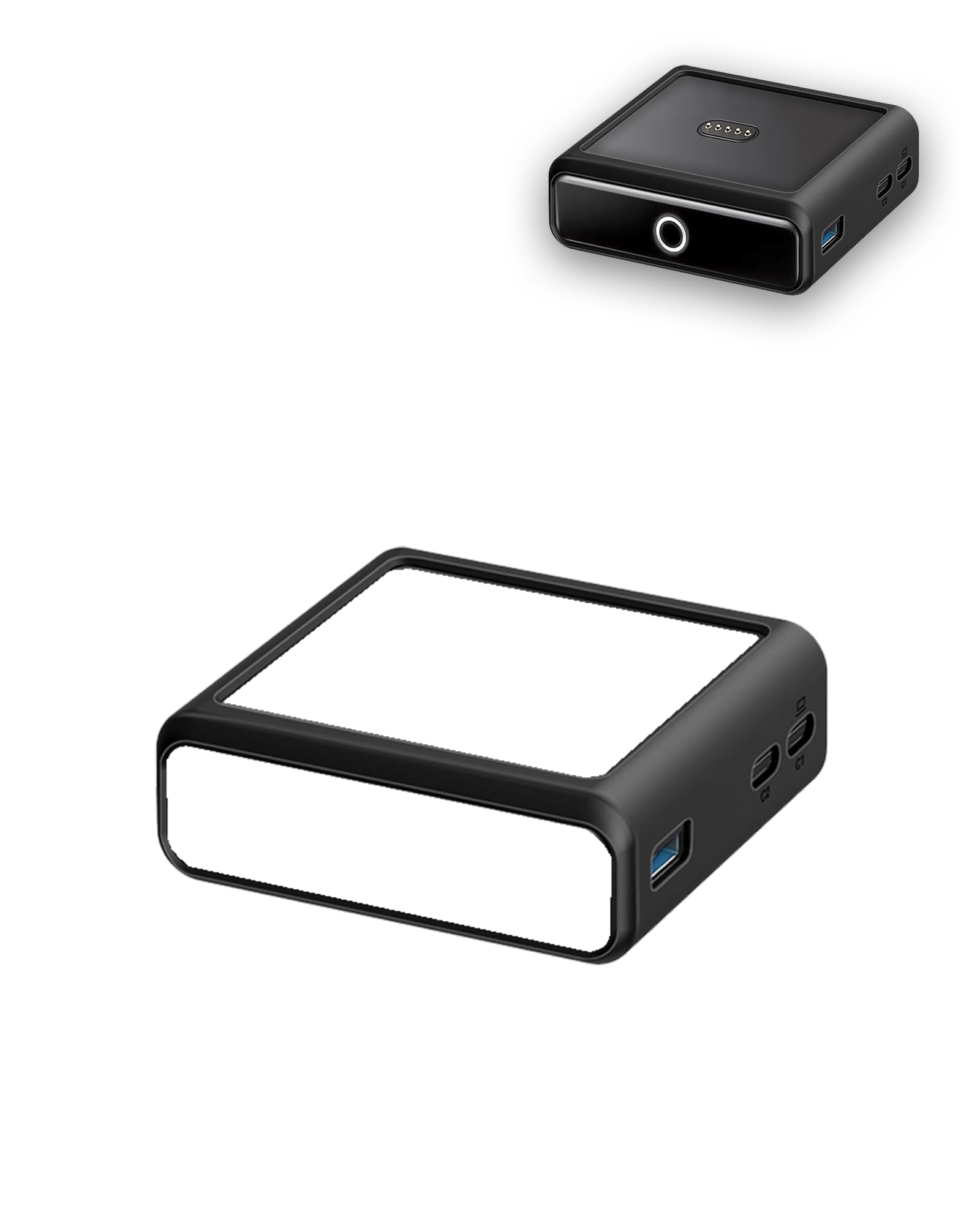 Etui na podstawkę ładującą Anker Prime 100 W, silikonowy pokrowiec ochronny do bazy ładującej Anker 100 W – wielokrotnego prania, kompleksowa ochrona (czarne)