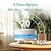 20-Hour Long-Lasting Aromatherapy, 500ML Large Essential Oil Diffuser: Ultrasonic Cool Mist Humidifier with Remote Control, 7 Color Lights, Timer, Auto-Off for Home/Bedroom/Yoga (Minimalist White)