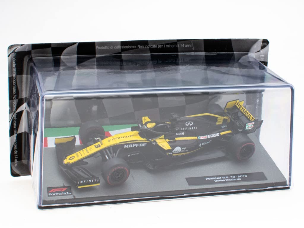 F1 Renault RS19 2019年ダニエルリカルド直筆サイン入り1:43 OPO 10 - Miniature car Formula 1 1/43 Compatible with Renault RS19