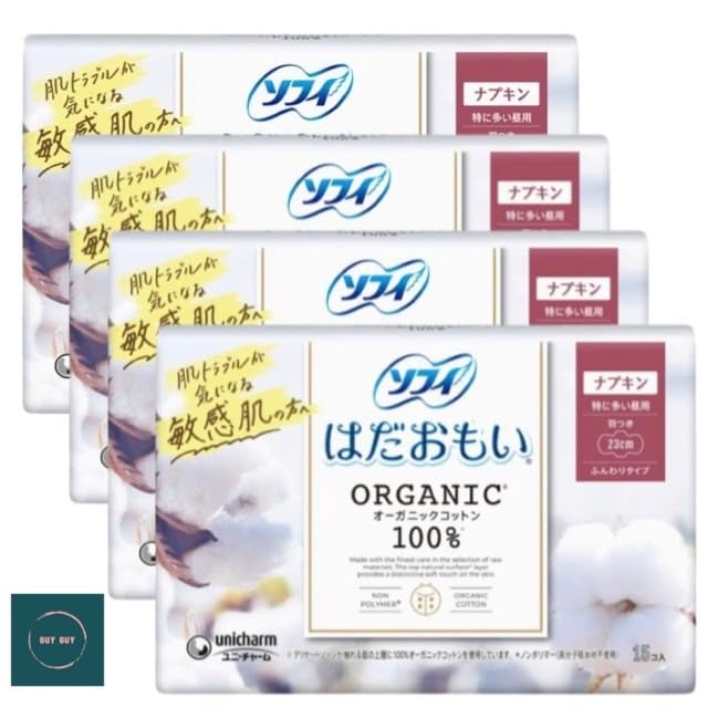 Amazon | 【4個セット】 ソフィ はだおもい オーガニックコットン 特に