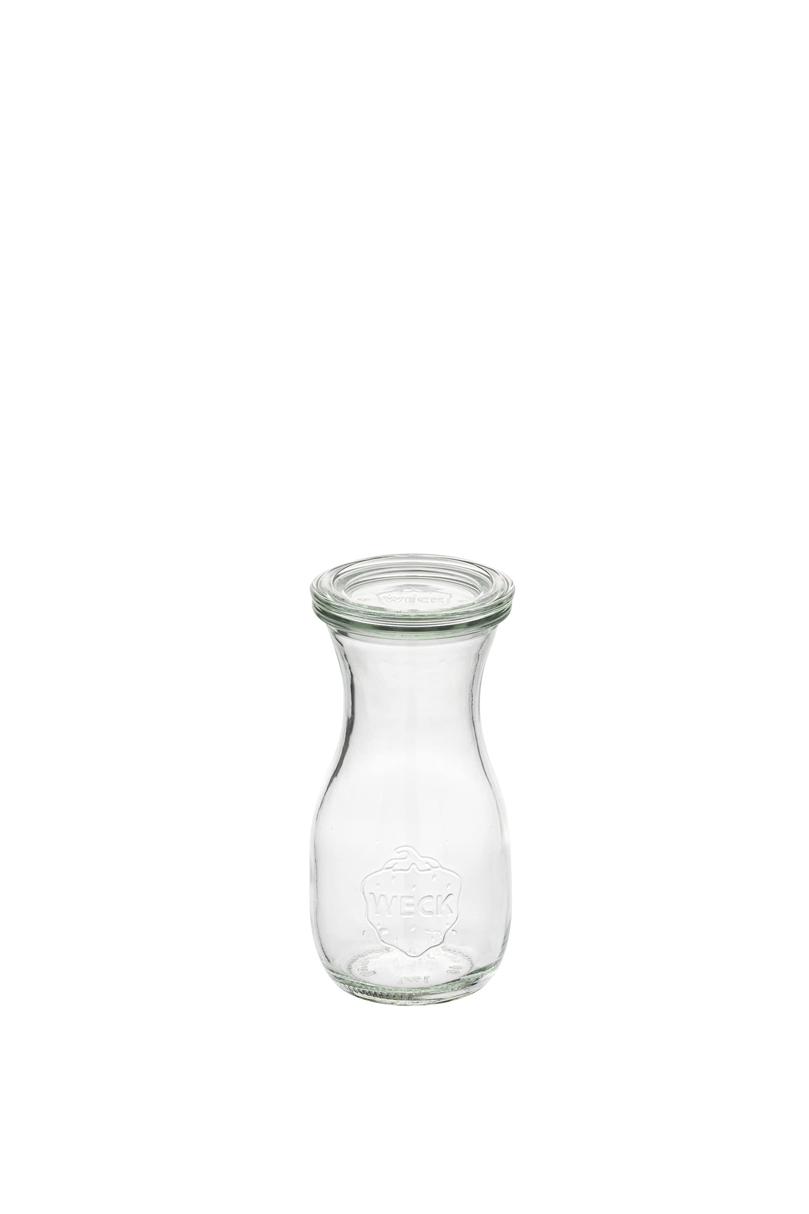 Weck-Set di bottiglie, 12pcs. con coperchio, 0,25l, altezza 14,5cm