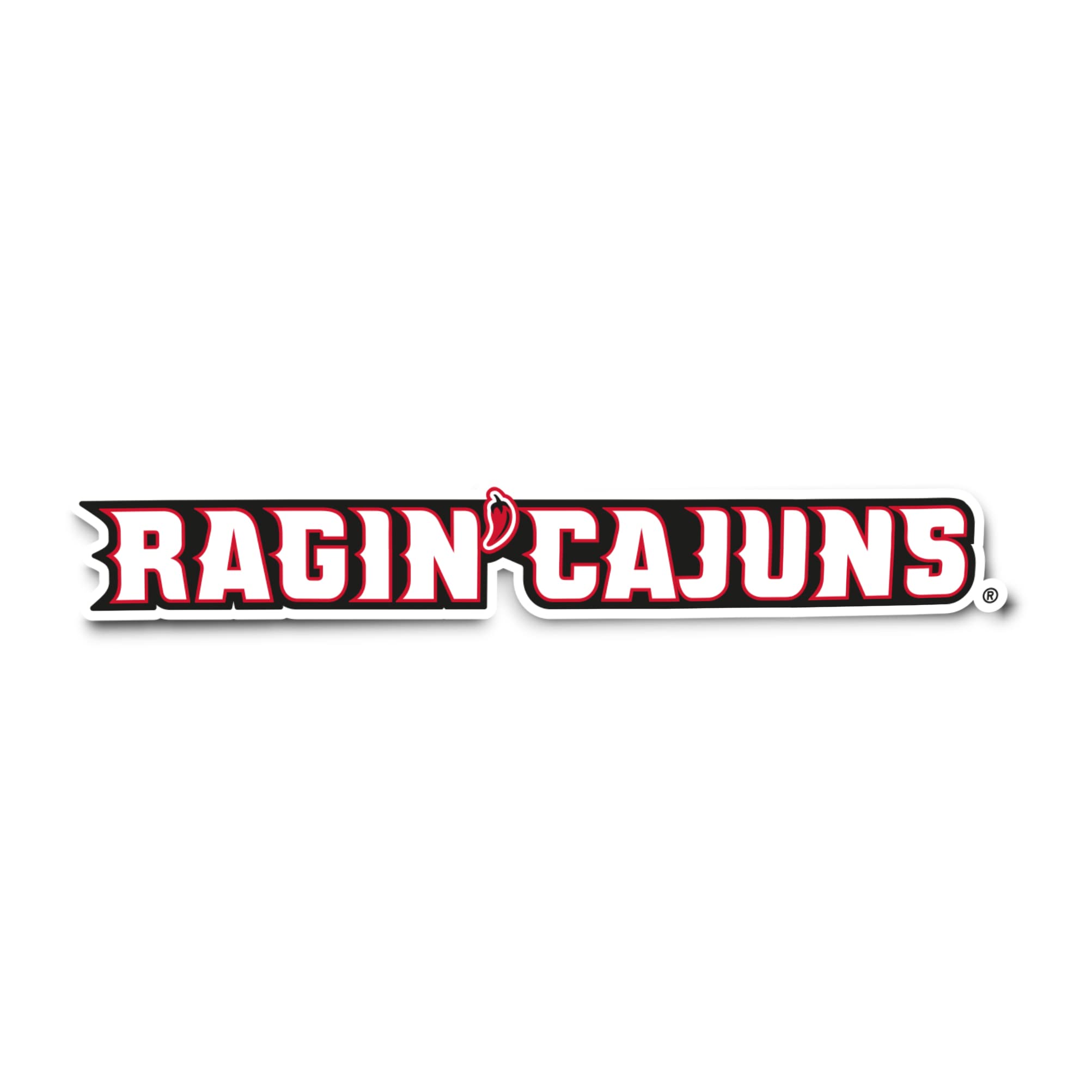 Desert Cactus University of Louisiana at Lafayette Sticker Ragin Cajuns Vinyl Decal Laptop Water Bottle Car Scrapbook (IND 5)
