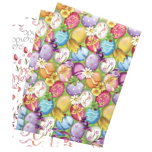 Papier cadeau Pâques de qualité supérieure arkamii feuilles géantes 99 cm