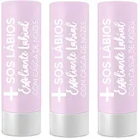 Kit 3 unidades - SOS Lábios Esfoliante Labial 3, 5Gr Top Beauty, Top Beauty