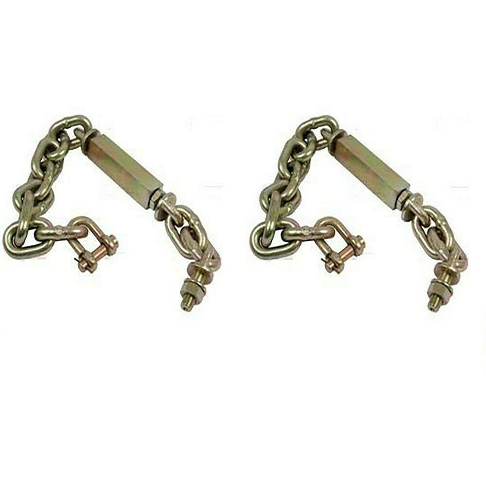 2 (Two) Universal 3 Point Hitch Chain Stabilizer Turnbuckle Sway Replaces 159425 Fit