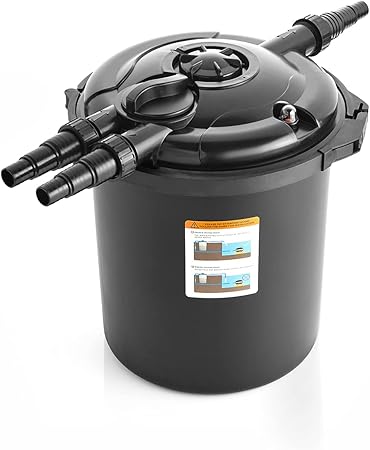 Image Swell Bio Pressure Filter Deluxe | Self-cleaning pressure filter | Garden Pond Filter | Biological and Mechanical Filter Media | 1 Year Guarantee Image Swell Bio Pressure Filter Deluxe | Self-cleaning pressure filter | Garden Pond Filter | Biological and Mechanical Filter Media | 1 Year Guarantee