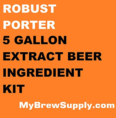 Robust Porter Homebrew 5 Gallon Beer Extract Ingredient Kit By My Brew Supply