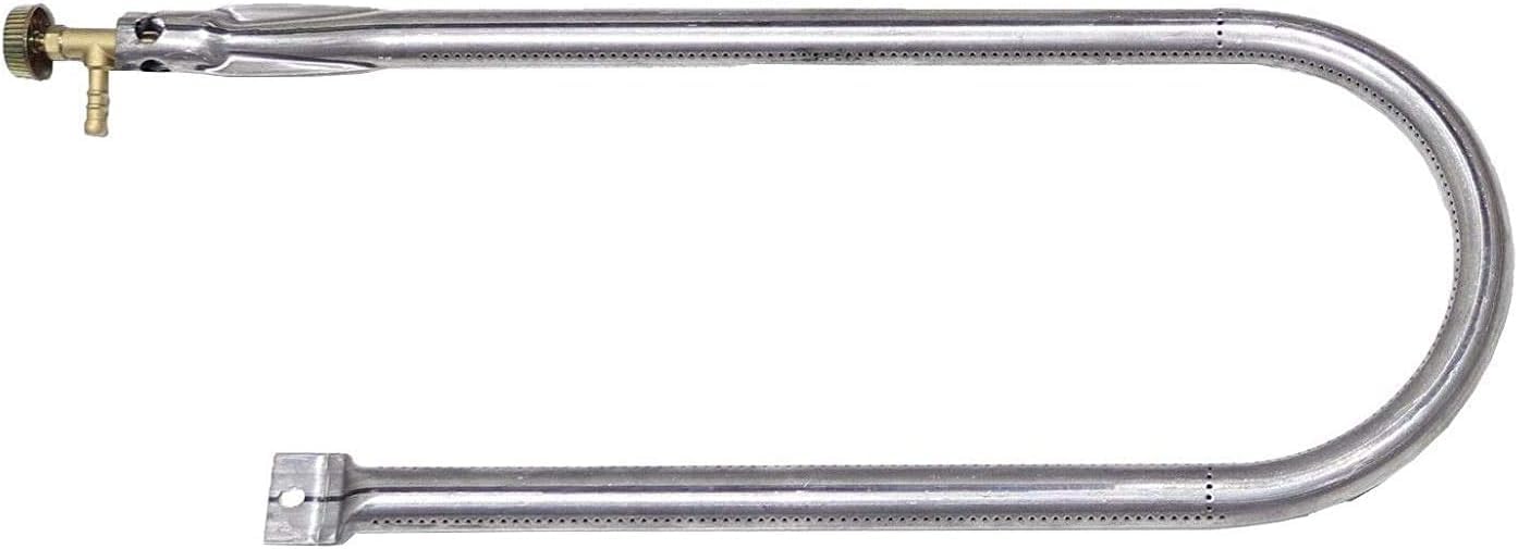 Bruciatore a Gas cm 55 a U ricambio universale per barbecue pietra ollare pietra lavica piastra ghisa (BRUCIATORE GAS METANO) Potenza 7 kw