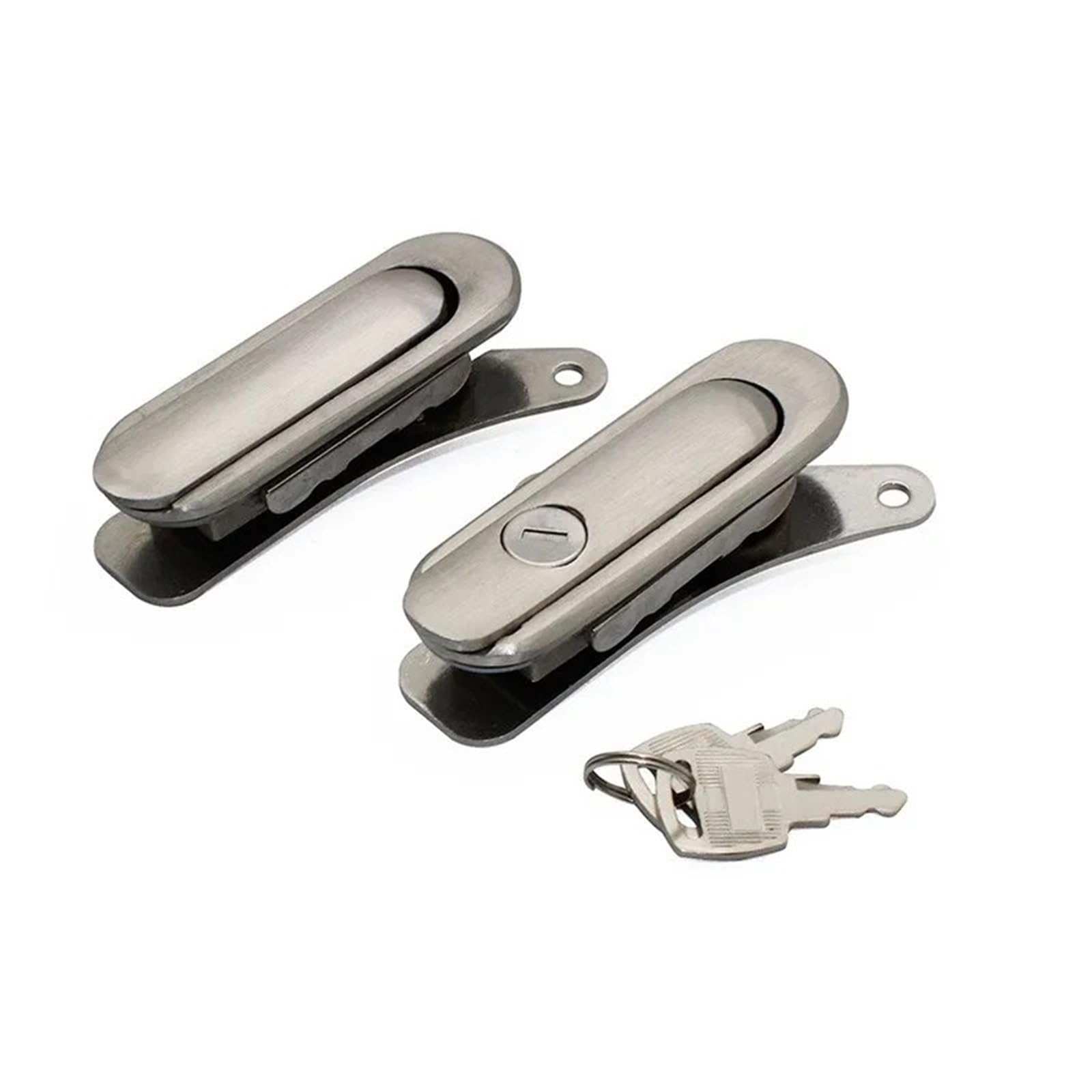Weyimvto With Keys Electric Control Box Cabinet Door Plane Lock Tool Equipment(With Keys)