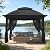 11'X11' Gazebo Pop Up with 4 Sidewalls Mosquito Netting, Heavy Duty Patio Gazebo Canopy Tent with Double Air Roofs for Backyards, Patios, Decks, Gardens, Parks