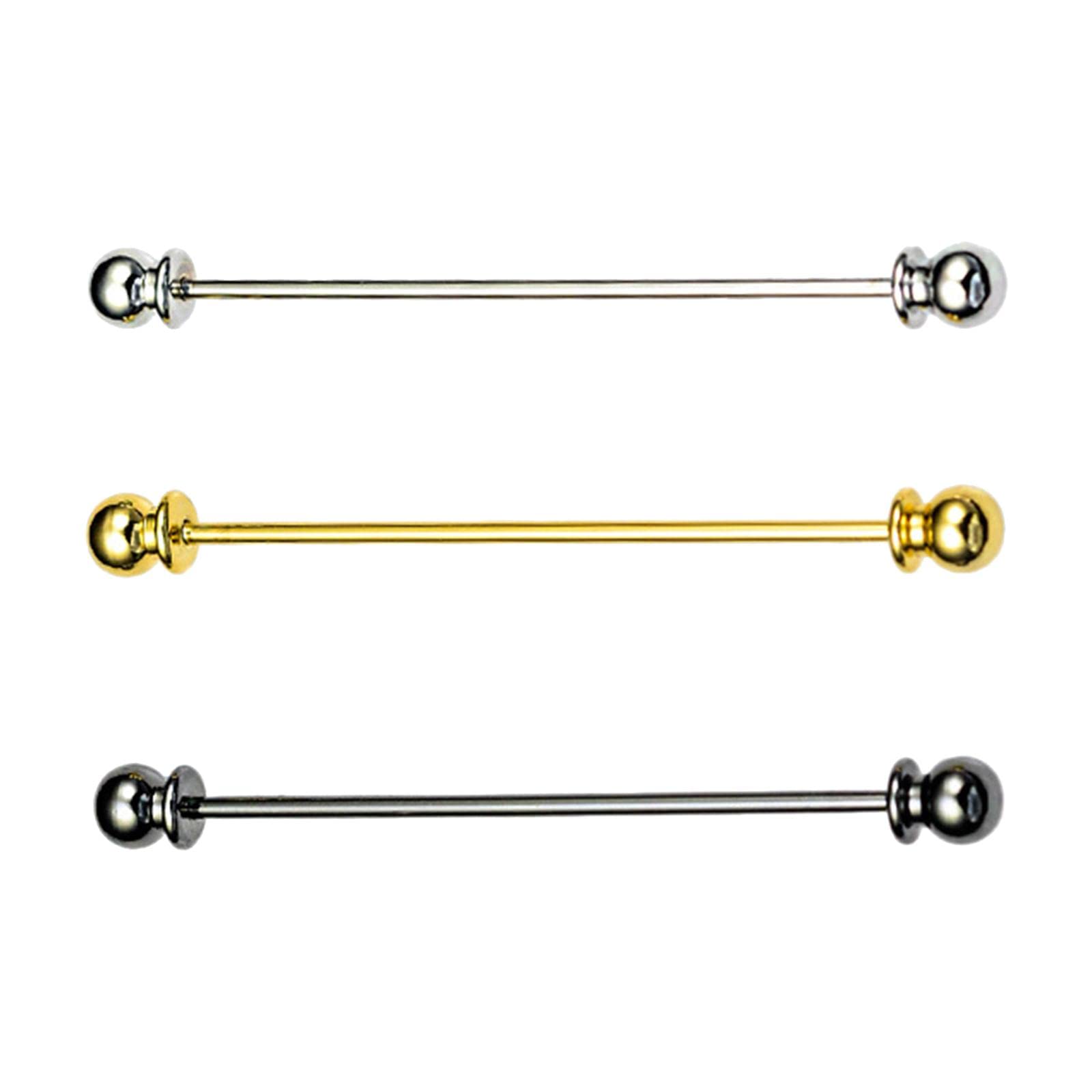 3 Pieces Classic Collar Pin Copper Jewelry Men Formal Shirt Collar Bar Clips-image-22
