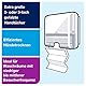 Tork Xpress Mini Spender für Multifold-Handtücher Weiß H2 552100 + Tork Xpress extra weiche Multifold Papierhandtücher 100297 - extra weich und saugfähig, 2-lagig, weiß - 21 x 100 Tücher