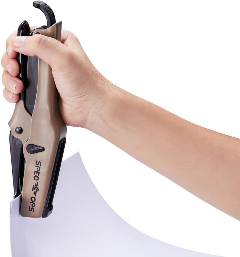 Spec Ops Tools Elite Duty Packaging Plier Stapler, 7/16 Crown, 1/4" - 3/8" Leg Length Staples, 3% Donated to Veterans