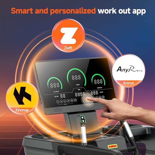 Image of GYMOST Treadmills for Home with Incline 15%, Treadmill for Walking Running with 3.5 HP Quiet Brushless, LED Display, 450 LBS Weight Capacity