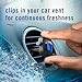 Febreze Car Ocean Scent Air Freshener Vent Clip, .07 oz. Car Vent Clip, Pack of 4