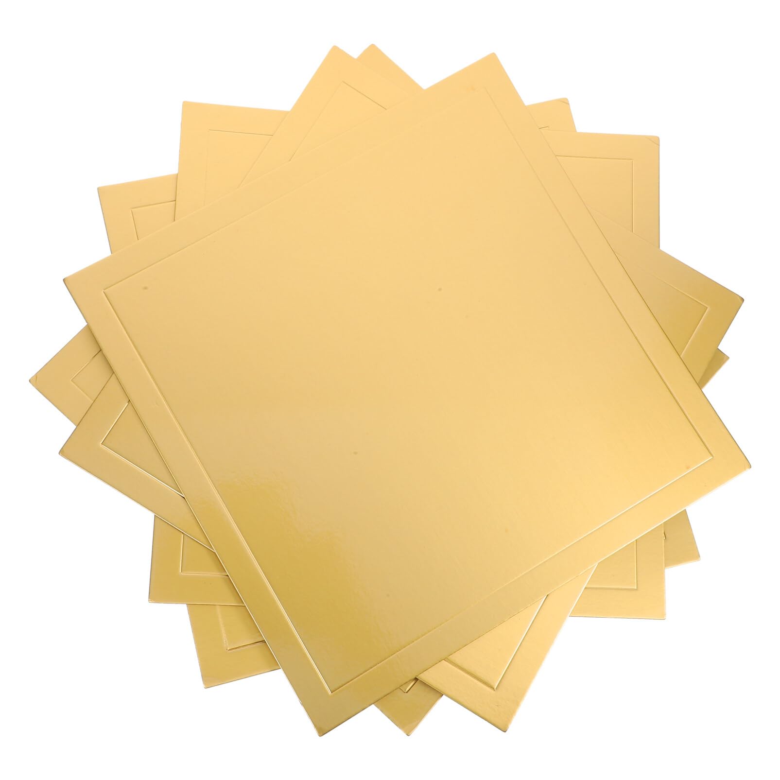 5 Pezzi Di Torta Oro Tappetino Di Carta Cheesecake Base Di Servizio Per Torta Fornitura Di Cottura Basi Per Torta Di Partito Basi Per Torta Quadrate Vassoi Per Torte Accessori Per