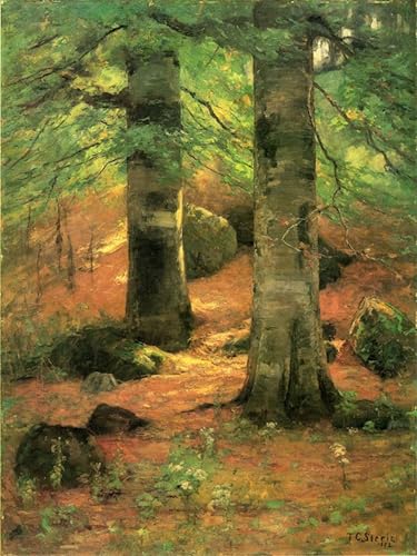 Impression d'art Hêtres Vernon Theodore Clement Steele affiche tableau toile 60x90