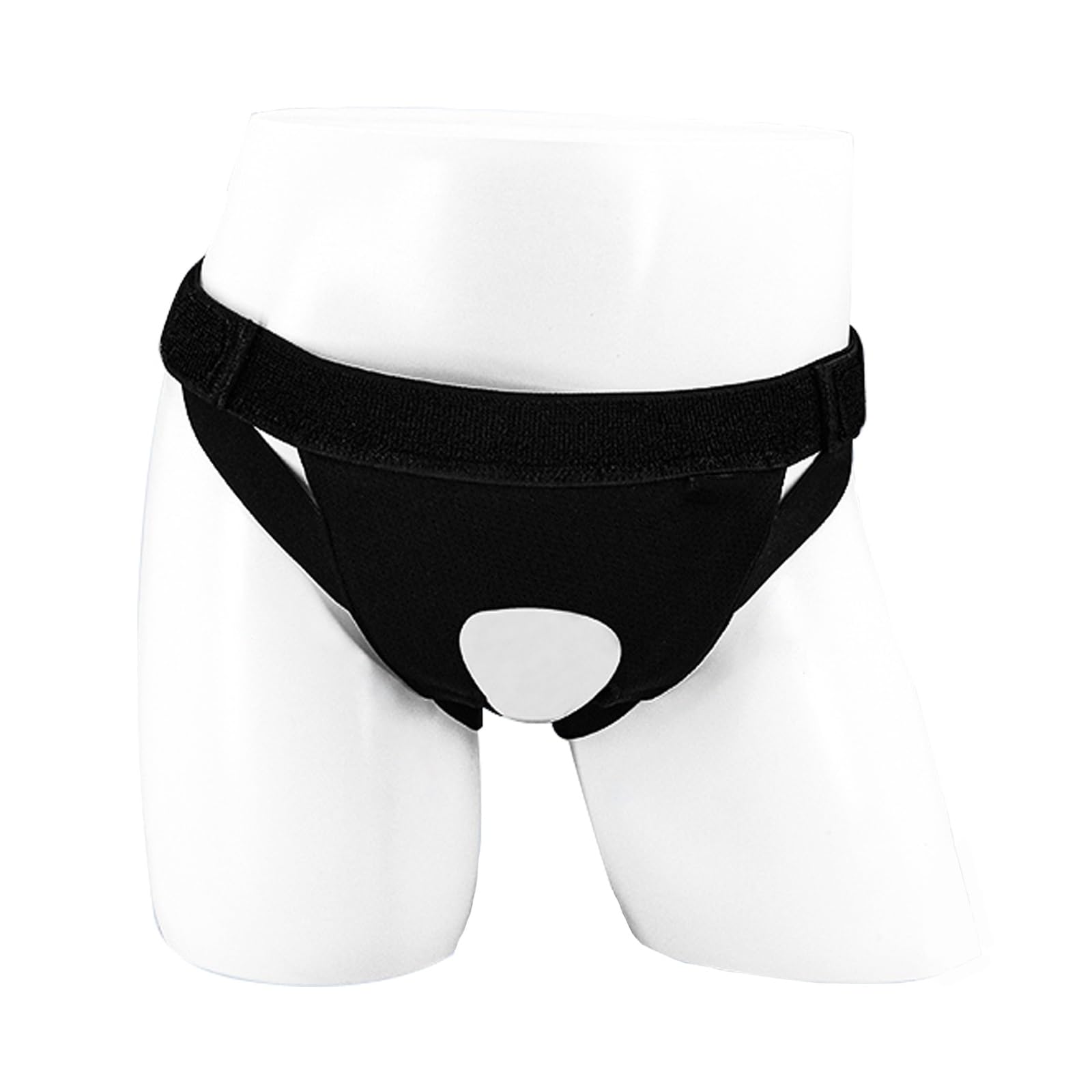 Leistenbruchgürtel für Männer, Bruchband für Männer und Frauen, Bequem und Verstellbar, Lindert Schmerzen bei Einzel-/Doppelhernien, S/M/L(Black,Size L)