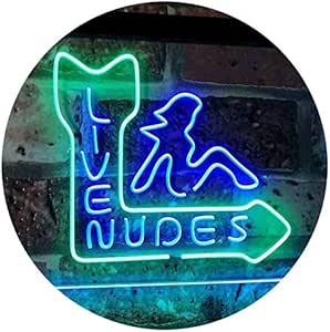 ADVPRO Live Nude Girls Bar Beer Pub Club Décor Dual Color LED Neon Sign