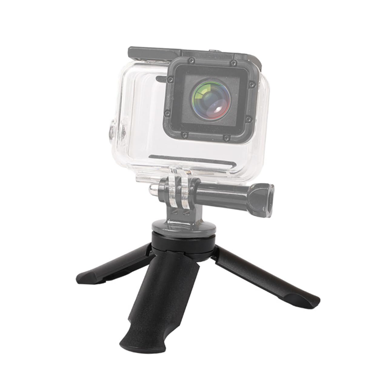 SKISUNO Camera Tripod Stand Holder Portable for Outdoor Selfie Stick Compatible Mini Desktop Stand Non-Slip Rubber Base