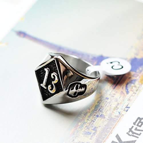 Image of Genuine Stainless Steel Ring Jewelry for Men Fashion Punk Biker Skull Rings