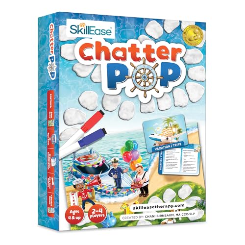 Juego de mesa Chatter Pop para habilidades sociales miniatura 1