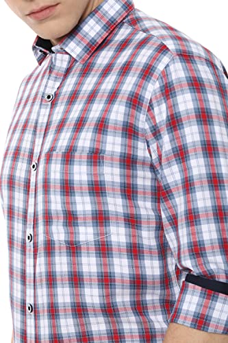 Image of Van Heusen Men's Checkered Regular Fit Shirt