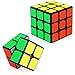 TOYESS Speed Cube Set Cubo de Velocidad 3x3 Stickerless+Cubo Mágico 2x2, Rompecabezas Puzzle Juguetes para Adulto & Niños(2 Pack)