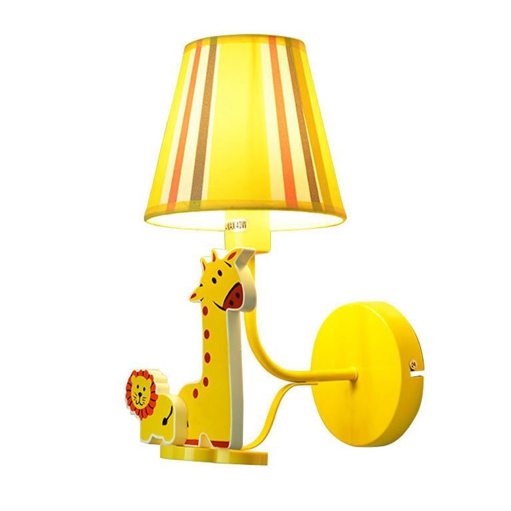 REIZ Ender del fumetto giraffa tessuto della parete della lampada creativa del bambino spazio della parete della luce bambini notte lampade da parete