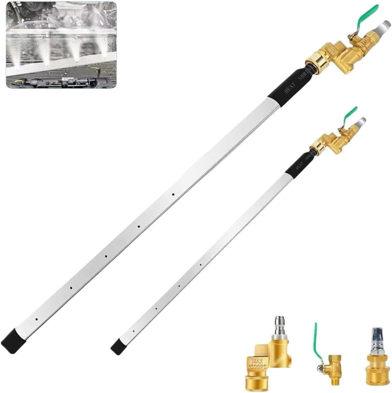 Photo 1 of Csttler Radiator Cleaning Wand Set (2-Piece)