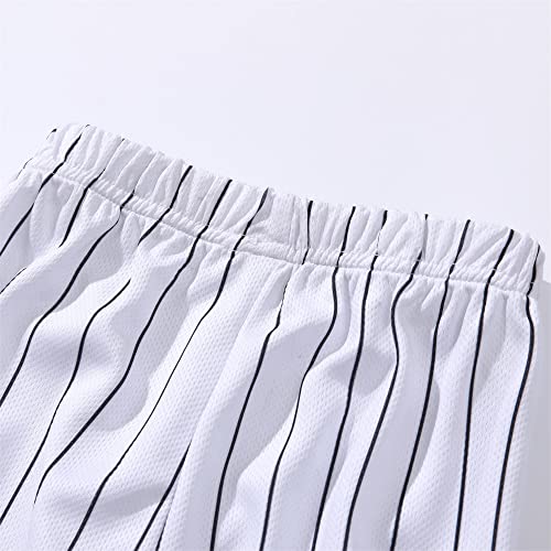 Yuji Itadori Toddler Boys Girls Baseball Pants Striped Sport Kids Loose Long Trousers Elastic Waist Pants3
