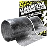 HOMIK 2x Fliegengitter Reparatur Klebeband Schwarz – Sehr Stark Selbstklebendes Reparaturband 10cm x 150cm für Fliegengitter & Moskitonetze – Fenster, Tür & Zelt – UV- & Wasserfest