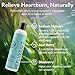 RefluxRaft Acid Reflux Therapy with Organic Alginate, Pregnancy Safe, Fast & Long-Lasting GERD & LPR Support, Zero Sugar, Gluten-Free, Low Sodium, Berry Burst, 47 Gel Servings, 8 OZ Bottle
