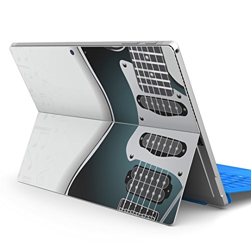 igsticker Surface pro7 (2019) pro6 pro2017 pro4 専用 スキンシール サーフェス ノートブック ノートパソコン カバー ケース フィルム ステッカー アクセサリー 保護 006175 写真・風景 ギター イラス