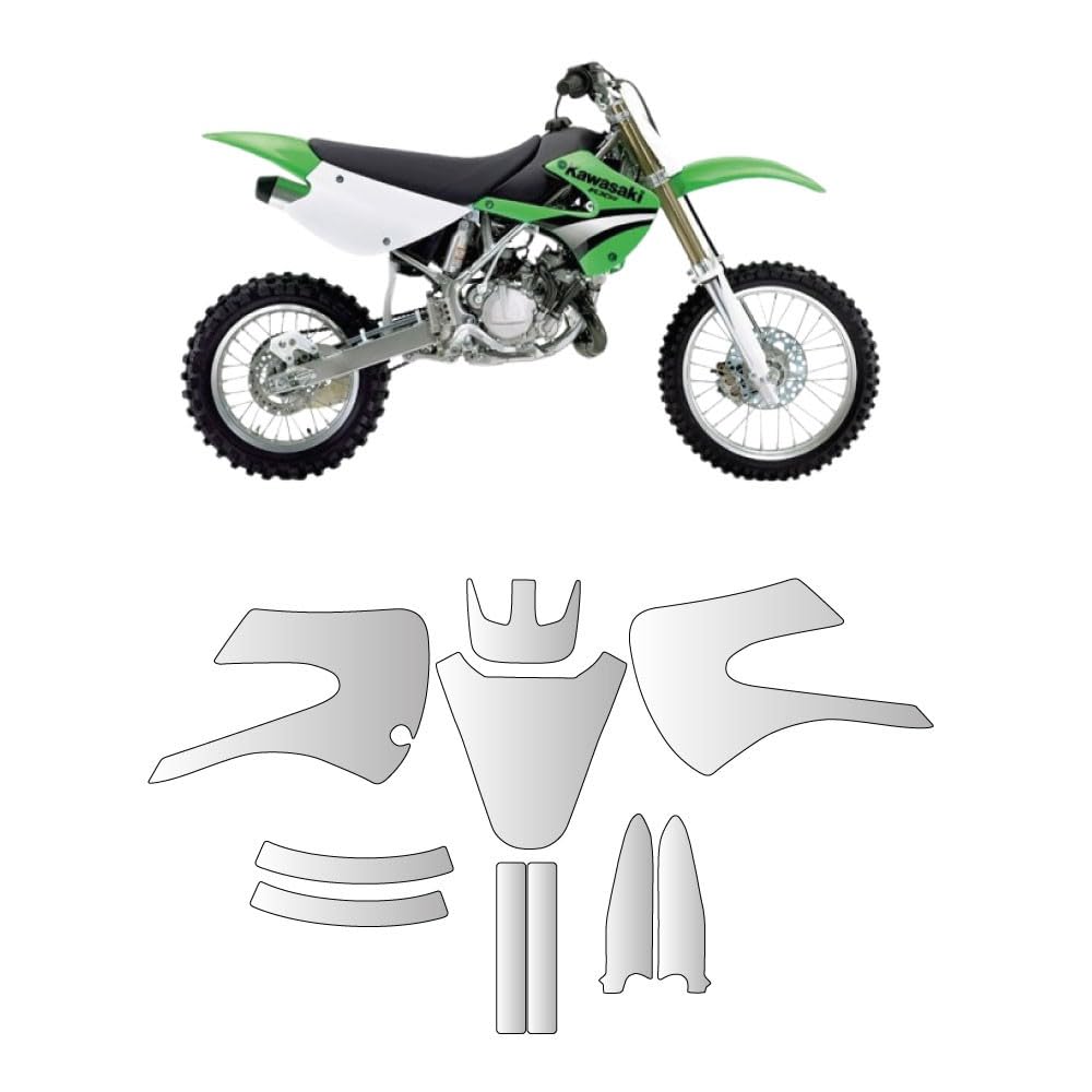 PPF winyl kompatybilny z Kawasaki KX85 100 2001-2013