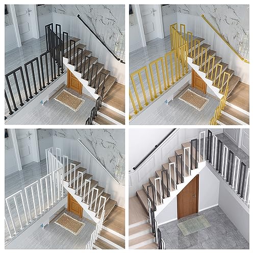 Balustres d'escalier en métal fer forgé pour garde-corps porche extérieur 65 cm