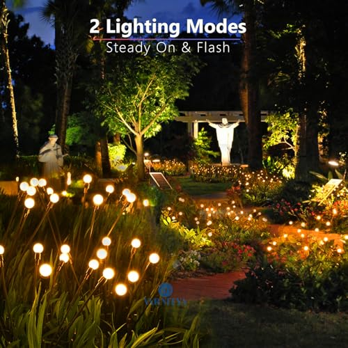 Image of Solar Garden Lights Outdoor Waterproof Essentials Plant Lights for Balcony Home Miniature Terrace Decoration Fence Lamp (1, Regular)