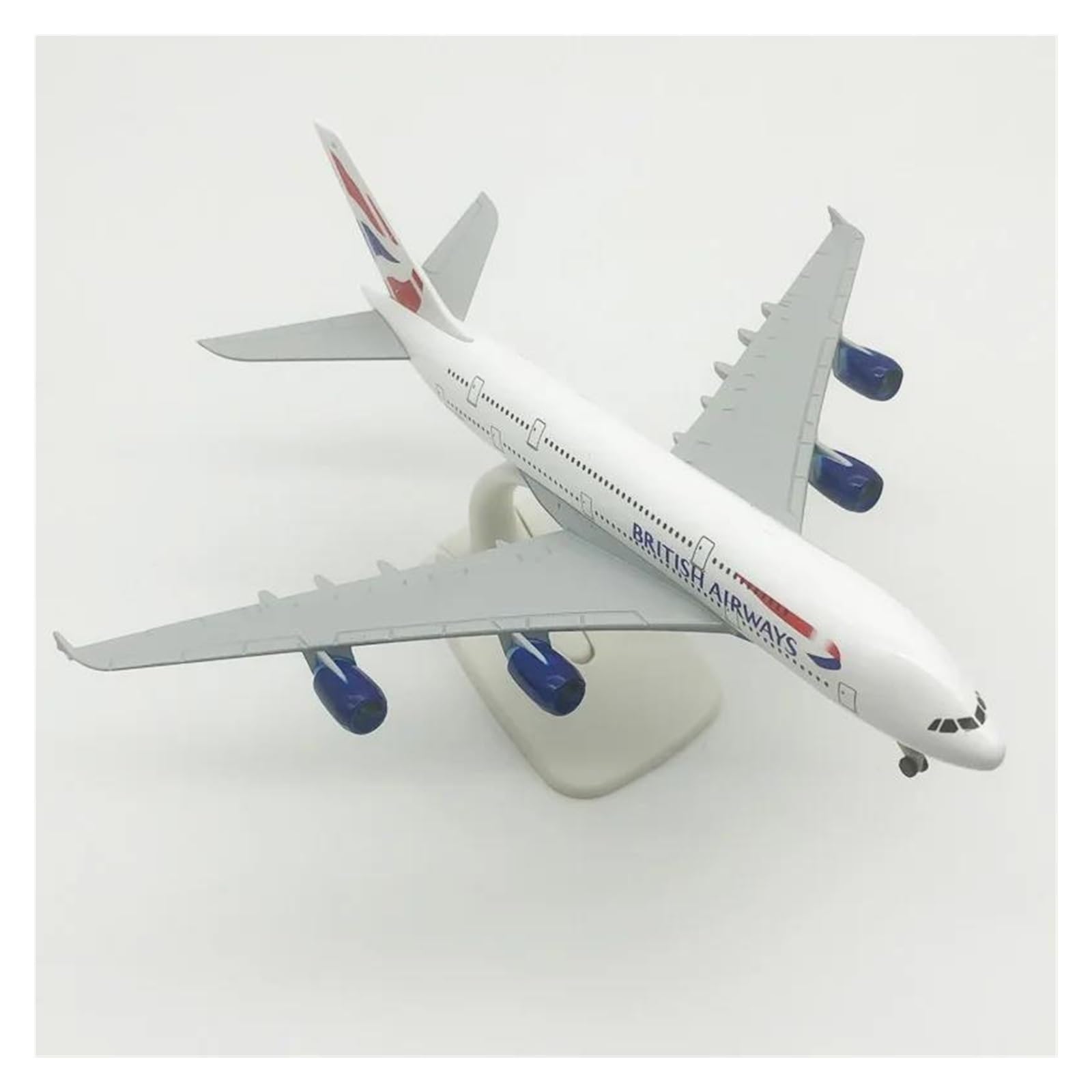 20 Cm Per British Airways Airbus 380 A380 Modello Di Aereo Pressofusione Kit Modello di Aereo in lega