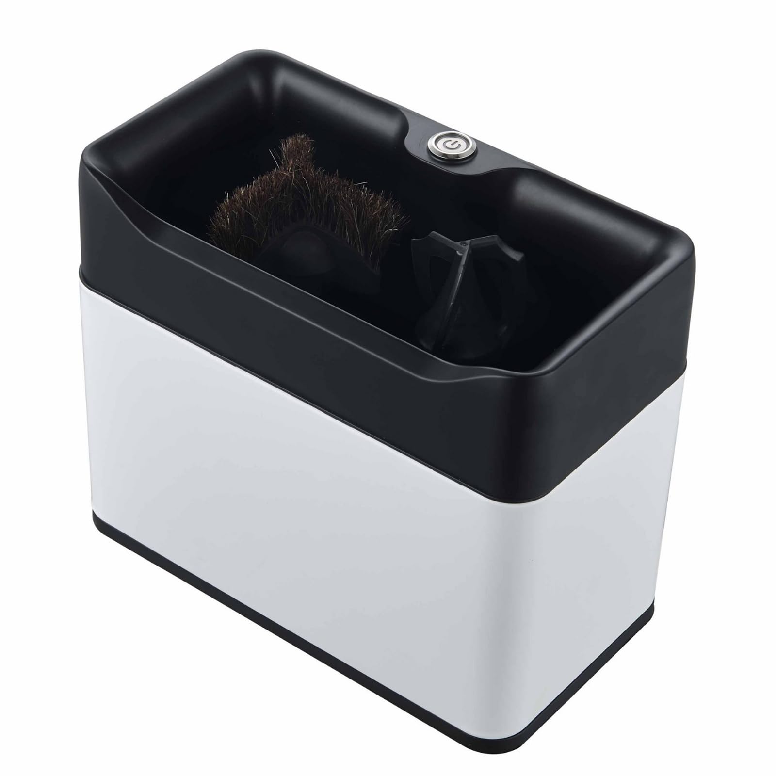 Eiwitany Fully Automatic Electric Coffee Portafilter Cleaning Machine, Compatible with 51mm & 58mm Espresso Portafilter Handles (White)